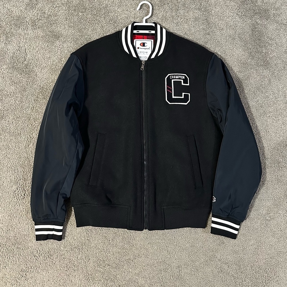 Champion Black Varsity Jacket